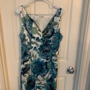 London Style brand blue floral print dress